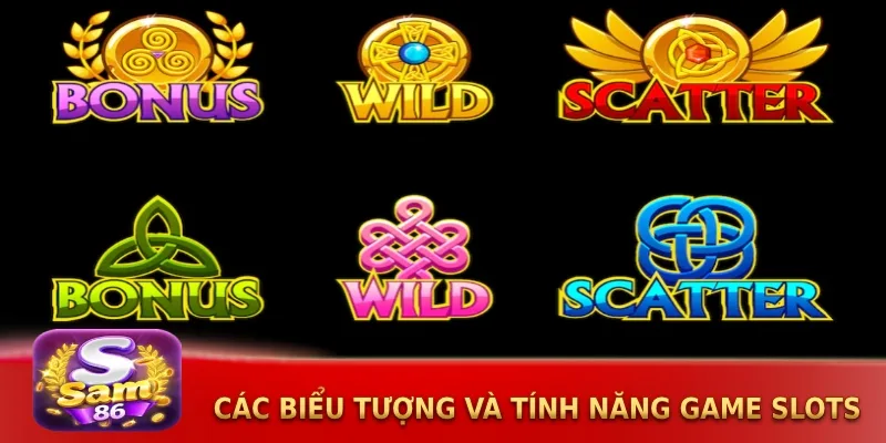 Các biểu tượng và tính năng game slots - Giải thích chi tiết